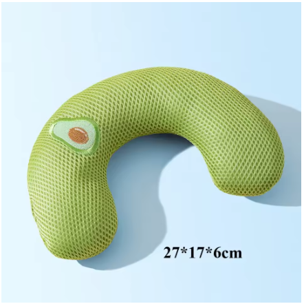 Cozy Pet Neck Support Pillow – Soft Plush Head & Neck Cushion for Small Dogs