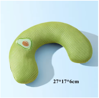 Cozy Pet Neck Support Pillow – Soft Plush Head & Neck Cushion for Small Dogs