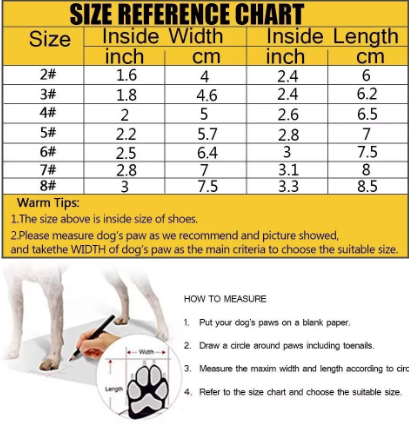 Waterproof Anti-Slip Dog Boots – Protective Outdoor Paw Shoes for Large & Medium Dogs (Set of 4)