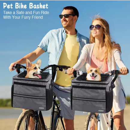 Expandable Pet Travel Backpack & Bike Carrier