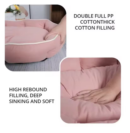Orthopedic Plush Dog Bed