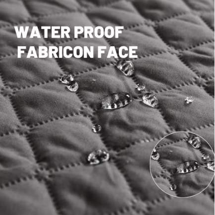Waterproof Reversible Dog Blanket – 5-Layer Furniture Protector for Sofa, Bed & Car