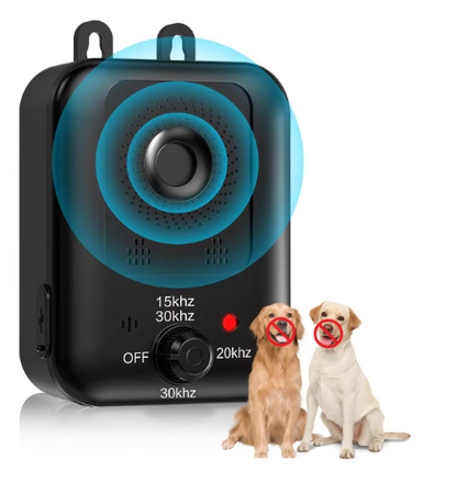 Rechargeable Ultrasonic Dog Bark Control Device – Waterproof Indoor & Outdoor Anti-Bark Deterrent