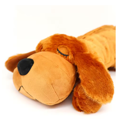 Heartbeat Snuggle Puppy Toy for Dogs – Plush Anxiety Relief Sleep Companion with Simulated Heartbeat