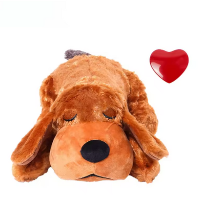 Heartbeat Snuggle Puppy Toy for Dogs – Plush Anxiety Relief Sleep Companion with Simulated Heartbeat