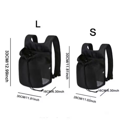 Breathable Pet Carrier Backpack for Small Dogs & Cats – Comfortable Hands-Free Travel Bag