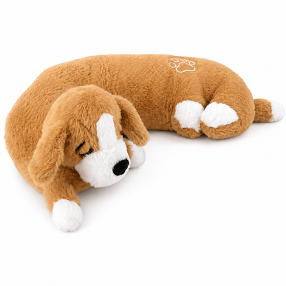 Curved Heartbeat Dog Toy - Comfort & Training Aid