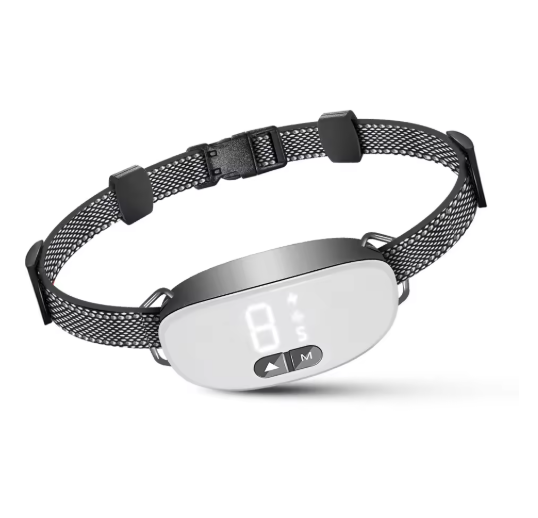 Smart No-Shock Anti-Bark Dog Collar – Rechargeable Bark Control with Beep & Vibration
