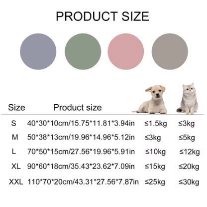 Orthopedic Plush Dog Bed