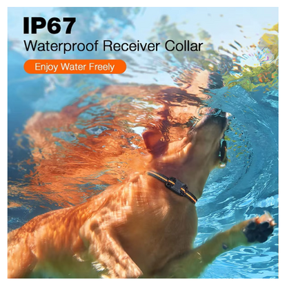 Rechargeable Waterproof Dog Training Collar with Remote – Long Range Beep, Vibration & Static Training Collar