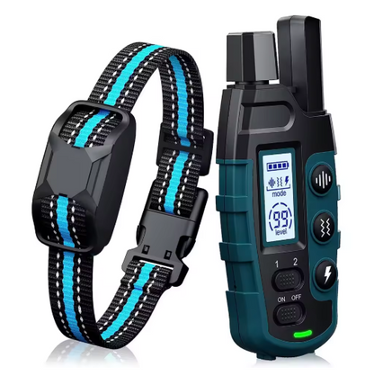 Rechargeable Waterproof Dog Training Collar with Remote – Long Range Beep, Vibration & Static Training Collar