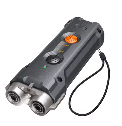 2-in-1 Ultrasonic Dog Trainer & Anti-Bark Device – Rechargeable Dog Repeller with Flashlight