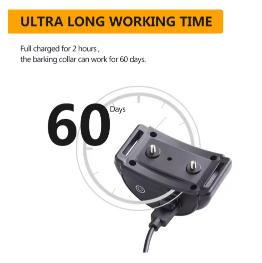 Rechargeable Waterproof Anti-Bark Dog Collar – Automatic Bark Control with Beep, Vibration & Adjustable Static Modes