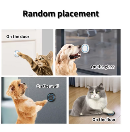 Wireless Pet Doorbell – Waterproof Touch Doorbell for Dog & Cat Potty Training