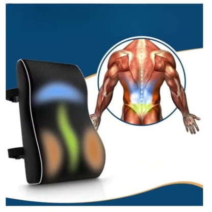 Lumbar Support Pillow - Memory Foam Back Pain Relief