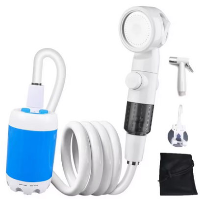 Portable Rechargeable Camping Shower – USB Outdoor Shower Pump for Camping, Pets & Car Washing