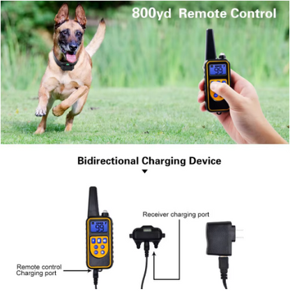 Rechargeable Dog Training Collar – Waterproof Remote E-Collar with Beep, Vibration & Static for Dogs