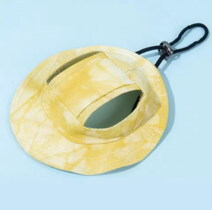 Pet Sun Protection Bucket Hat for Dogs & Cats