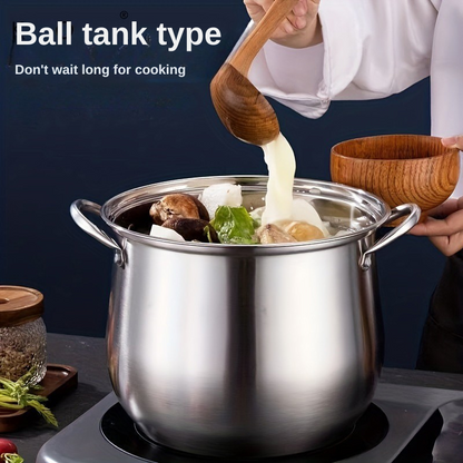 Universal Stainless Steel Cooking Pot - Perfect for Stews
