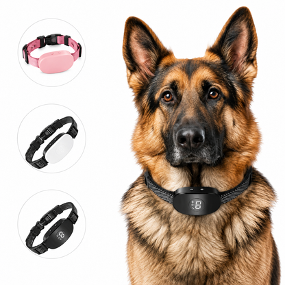 Rechargeable Smart Anti-Bark Dog Collar – Adjustable Bark Control with Beep, Vibration & Static Modes