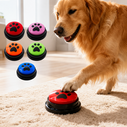 Pet Communication Button – Recordable Talking Button for Dog & Cat Training
