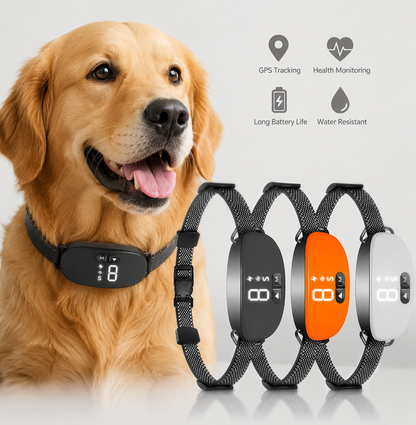 Smart No-Shock Anti-Bark Dog Collar – Rechargeable Bark Control with Beep & Vibration