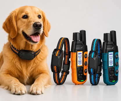 Rechargeable Waterproof Dog Training Collar with Remote – Long Range Beep, Vibration & Static Training Collar