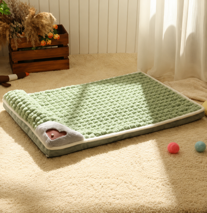 Orthopedic Cooling Dog Bed Mat – Washable Non-Slip Pet Mattress for Small, Medium & Large Dogs