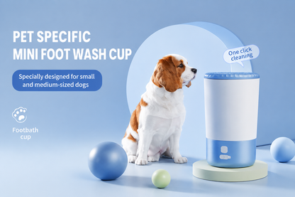 Automatic Pet Paw Cleaner Cup – USB Rechargeable Dog & Cat Foot Washer
