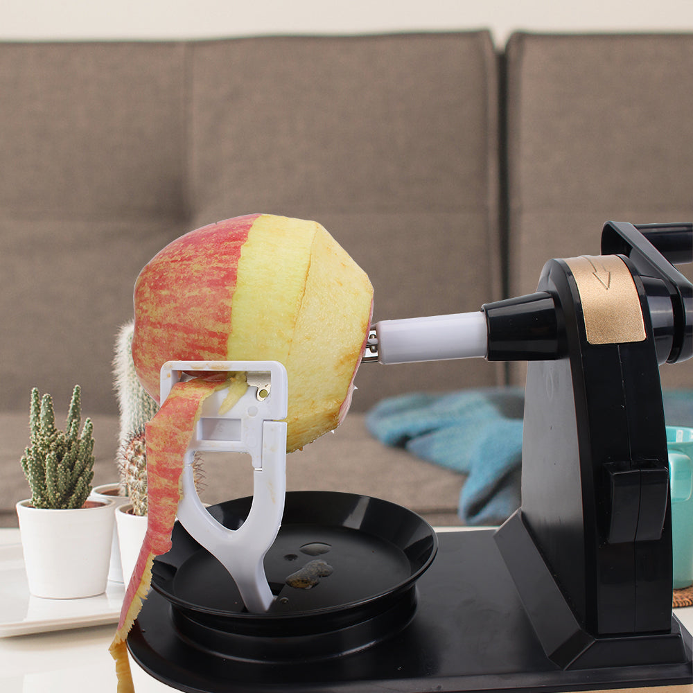 Potato & Apple Peeler: Hand-Cranked Fruit Slicer Machine