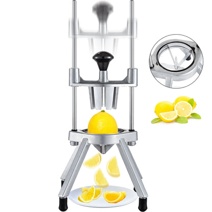 Lemon Wedge Slicer - 6-Section Stainless Steel Fruit Cutter
