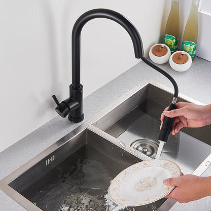 Black Touch Sensor Kitchen Faucet - Pull Out Sprayer