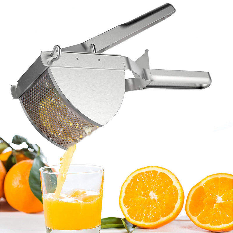 Potato Ricer & Masher - Stainless Steel for Baby Food & More