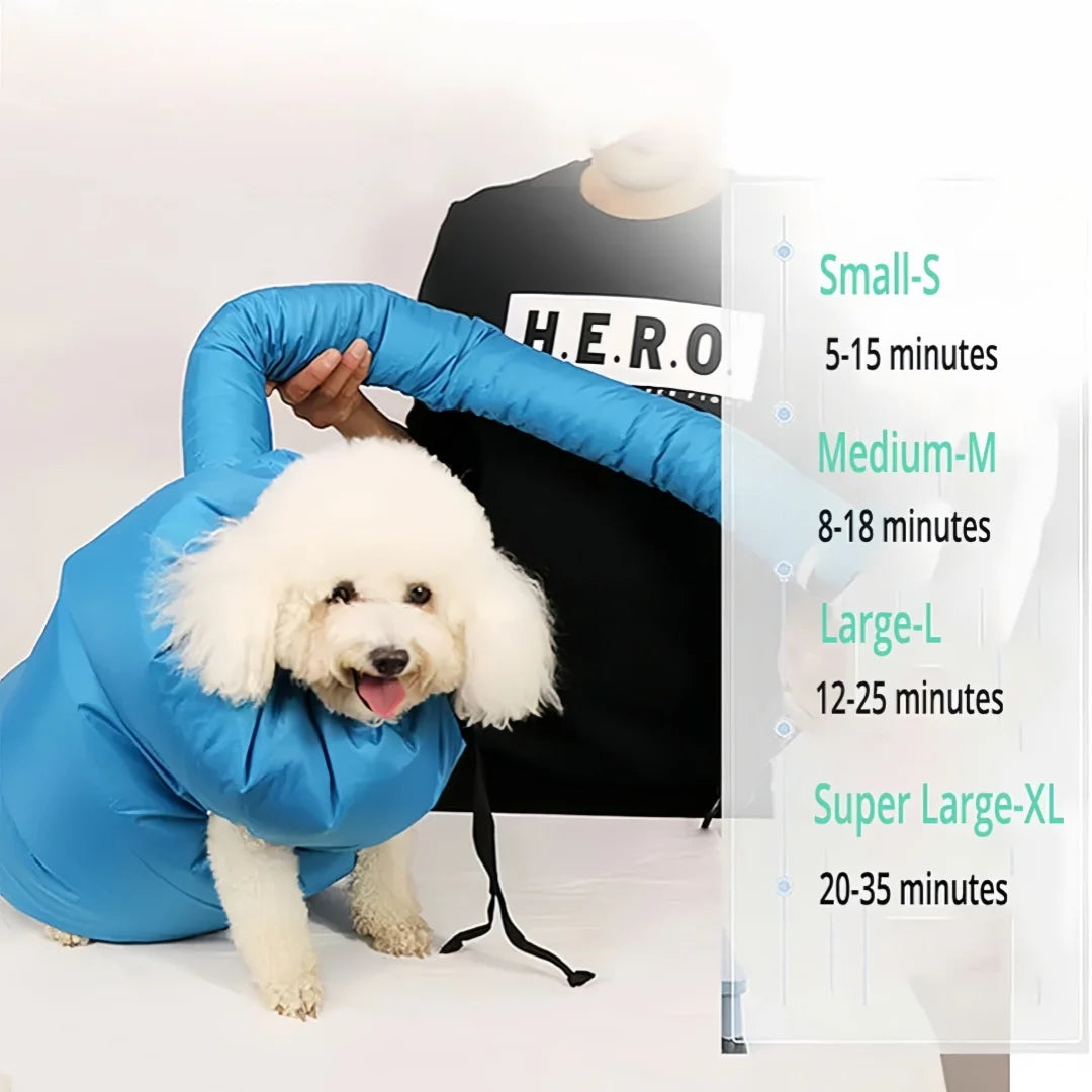 Dog Drying Bag – Hands-Free Pet Grooming Dryer