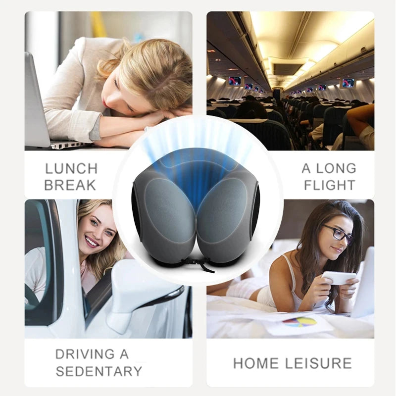 U-Shaped Neck Pillow: Soft, Slow Rebound Travel Comfort