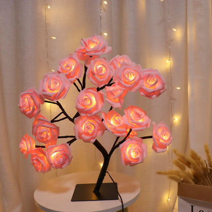 LED Rose Tree Lamp USB - Romantic Home & Party Decor