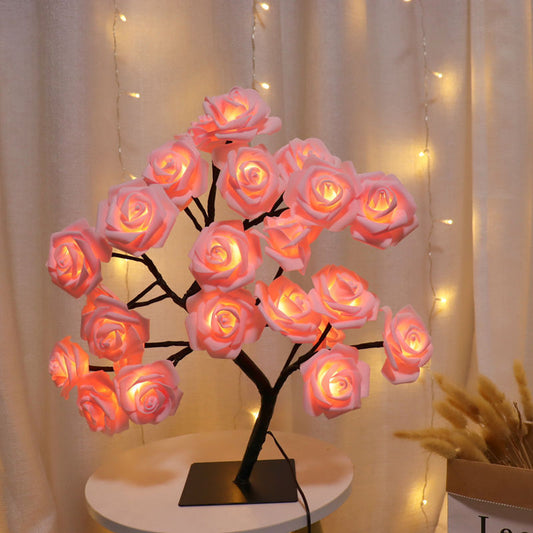 LED Rose Tree Lamp USB - Romantic Home & Party Decor