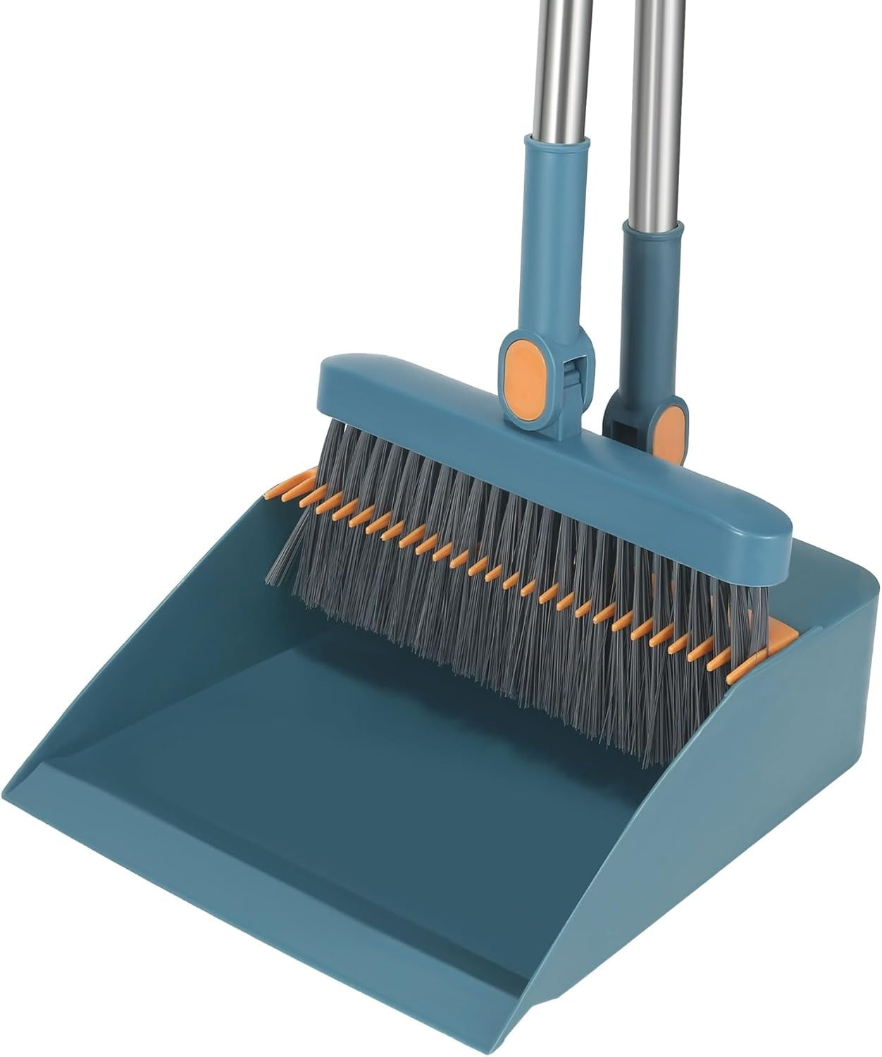 Adjustable Broom & Dustpan Set - Durable, Multi-Occasion Use