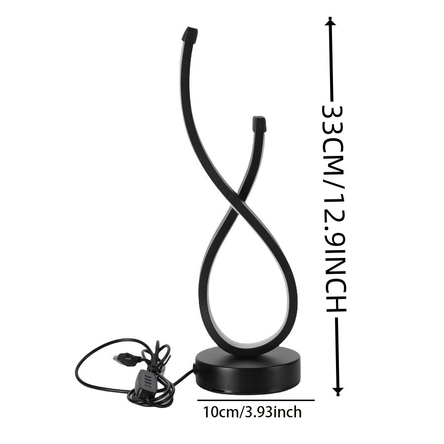 LED Table Lamp: Stylish Bedside Nightlight & Decor