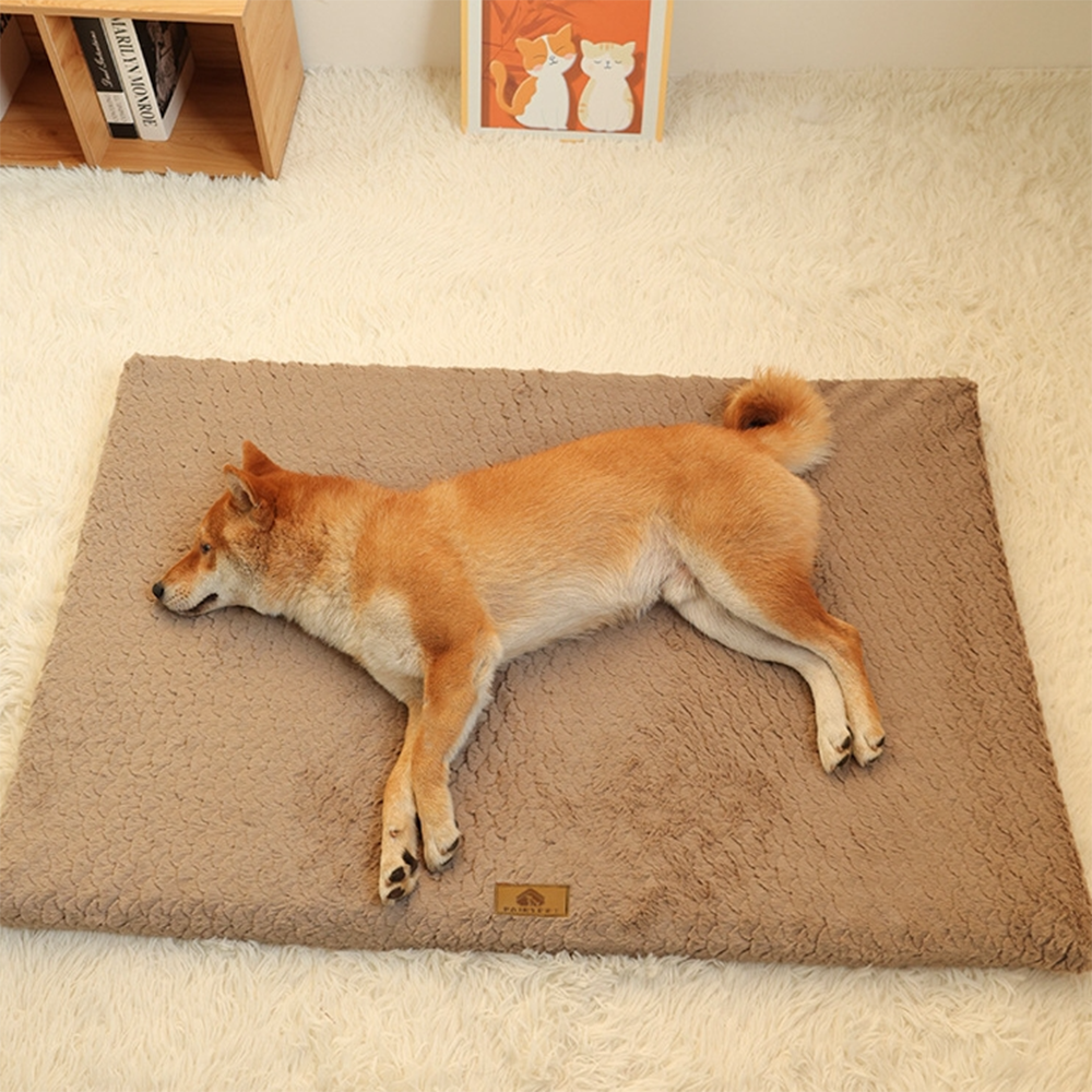 Orthopedic Dog Bed - Washable Faux Fur, Waterproof, Anti-Slip