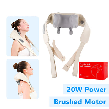 Powerful Neck & Shoulder Massager - Quiet, Long-Lasting Relaxation