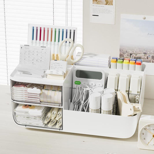Desktop Storage Box: Cute Drawer Organizer for Office & Study