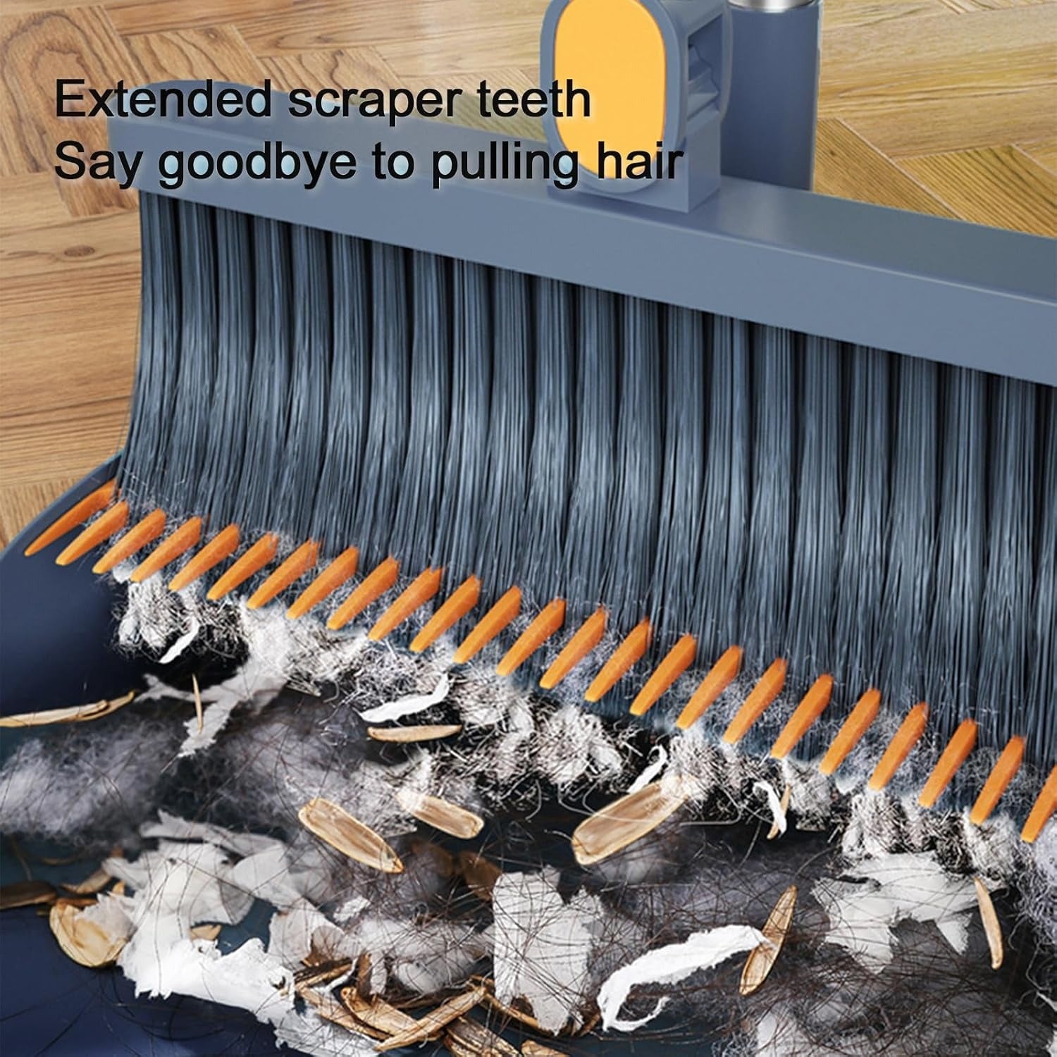 Adjustable Broom & Dustpan Set - Durable, Multi-Occasion Use