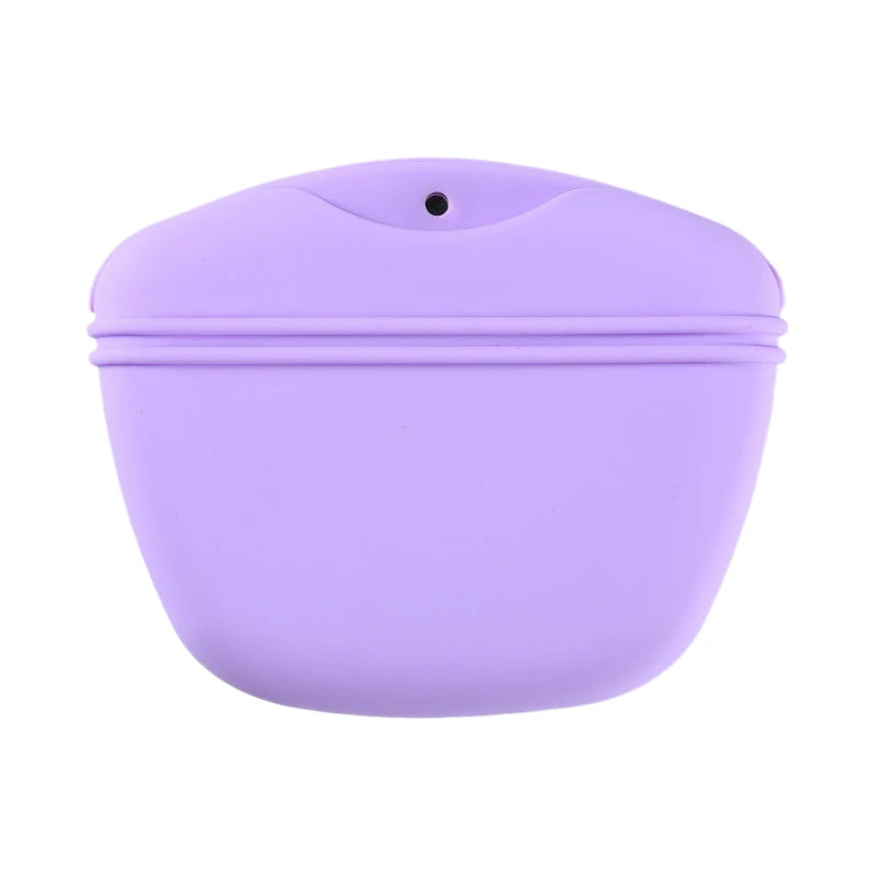 Portable Silicone Dog Treat Pouch - Easy Access & Durable
