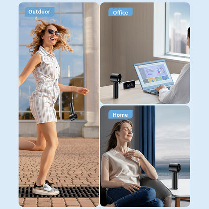 Portable Turbo Fan 4000mAh - High-Speed Cooling Anywhere