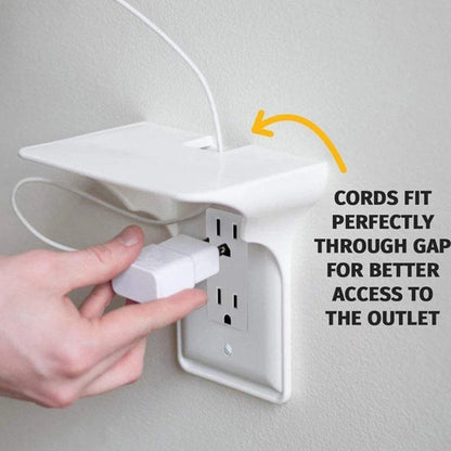 Wall Outlet Shelf for Phone Charging - Sturdy & Convenient