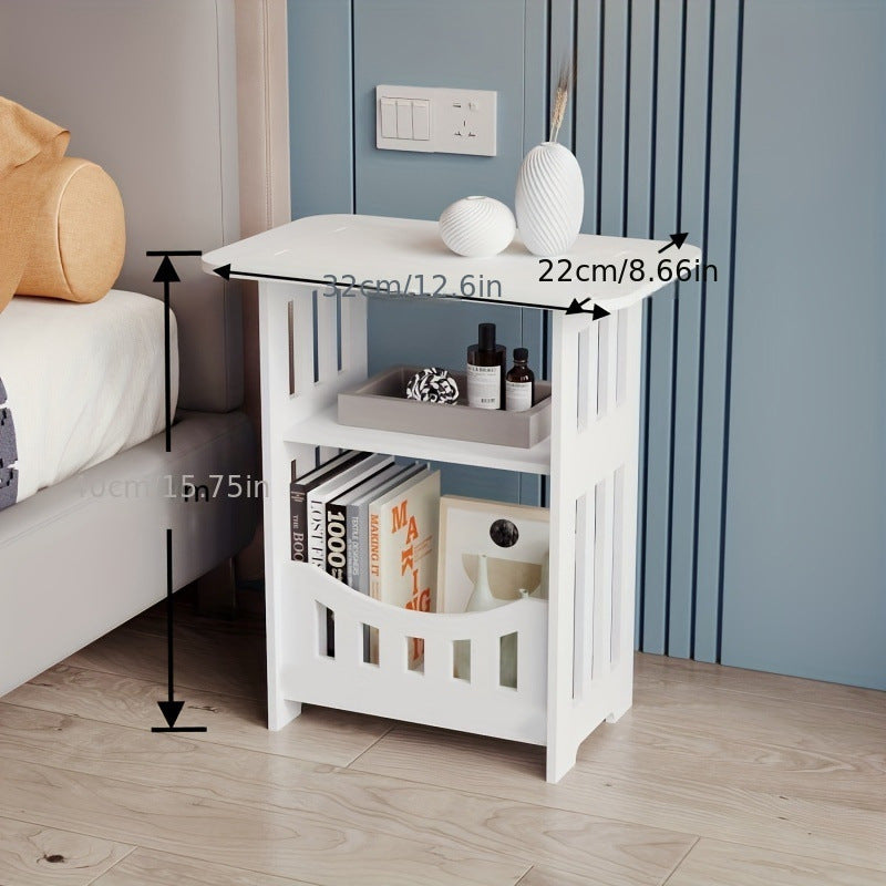 Modern Nordic Wood Table - Stylish Storage for Any Room