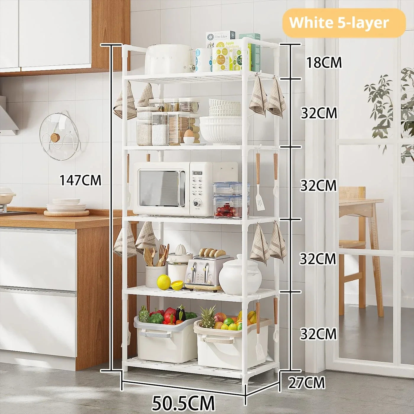 5 Layer White