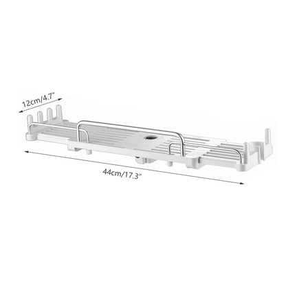 Adjustable Shower Shelf - Easy Install, No Drill, 18-26MM Fit