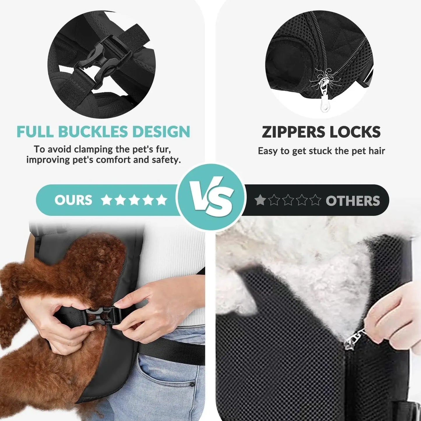 Dog Carrier Backpack – Comfortable & Hands-Free Travel for Your Pet